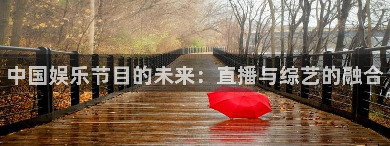 美狮贵宾会092268最新消息官网：中国娱乐节目的未来：直播与综艺的融合